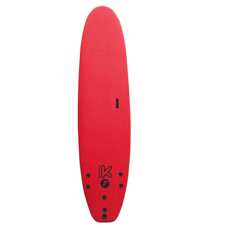 Tabla de Surf rígida Octopus 7´ - softboard roja (Iniciación) -  KOHALA