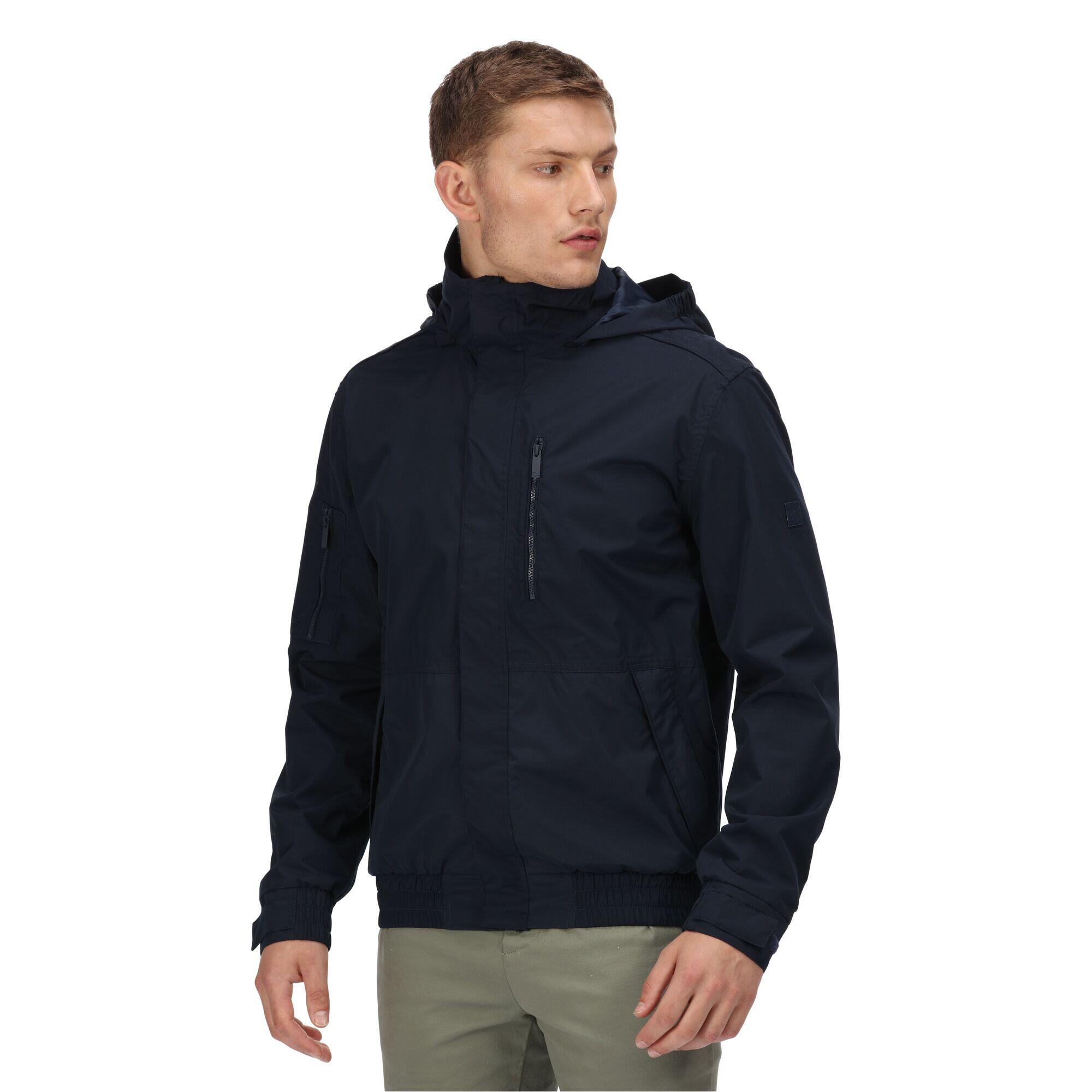 "Feelding" Bomberjacke Wasserfest für Herren Marineblau 4/5