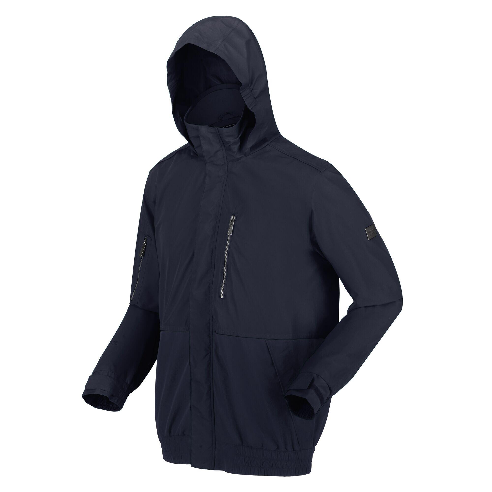 "Feelding" Bomberjacke Wasserfest für Herren Marineblau 3/5