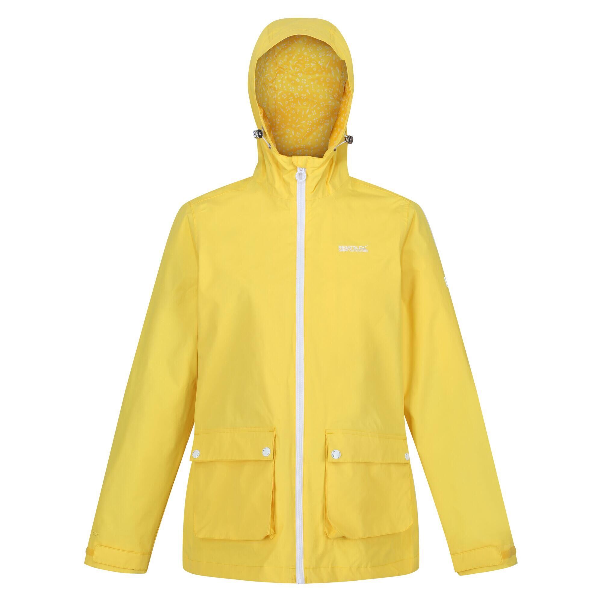 REGATTA Womens/Ladies Baysea Waterproof Jacket (Maize Yellow)