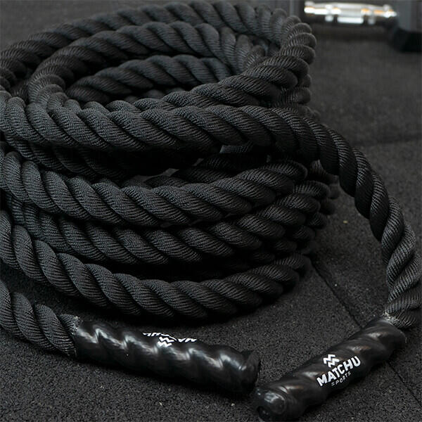 Corda fitness / battle rope - 9m poliestere intrecciato