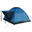 High peak Koepeltent Beaver 3-persoons 200 x 180 x 120 cm blauw