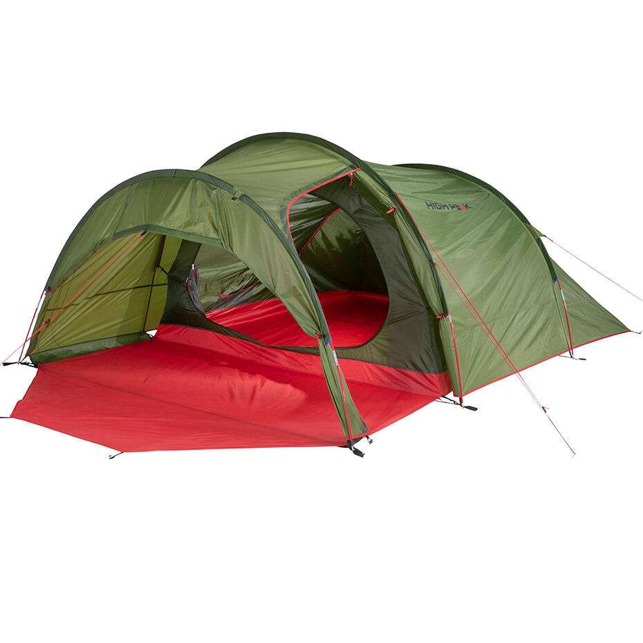 Tente tunnel Goshawk 4 personnes camping groupes familles vestibule 4/7