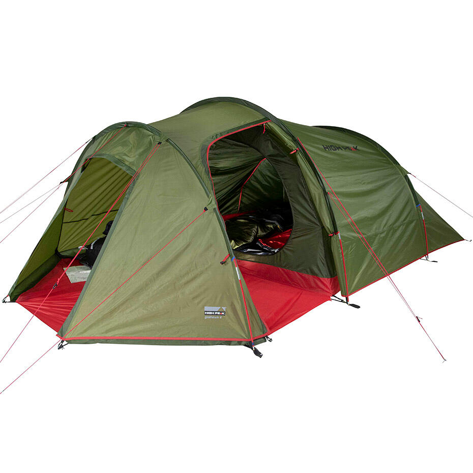 Tente tunnel Goshawk 4 personnes camping groupes familles vestibule 2/7