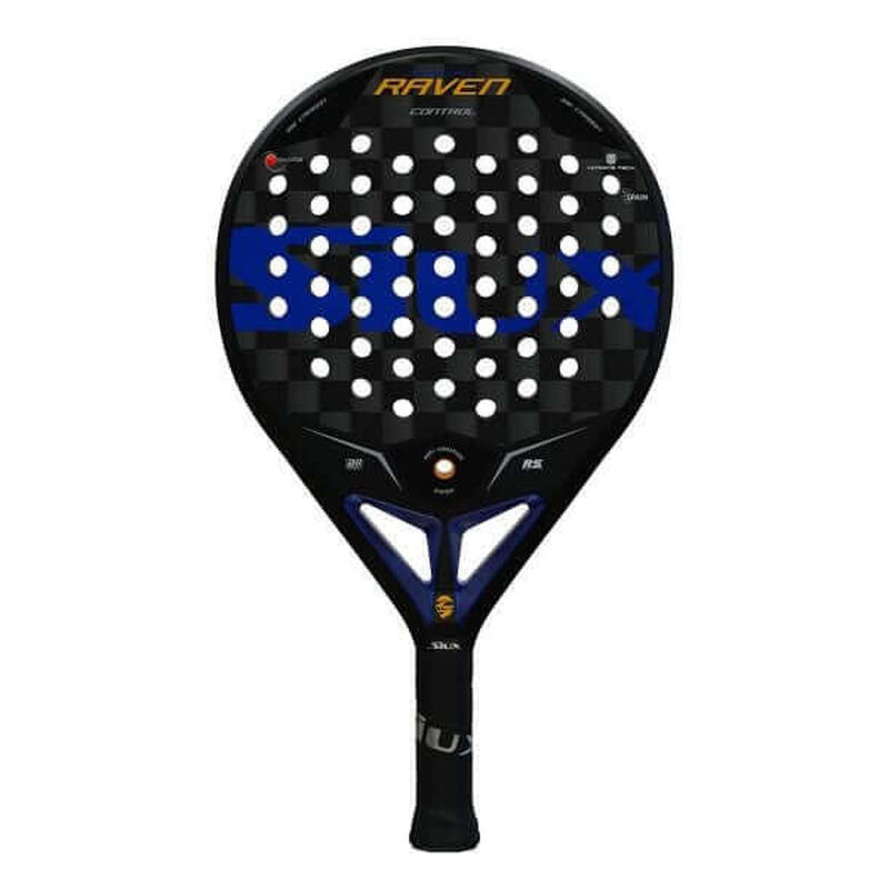 Siux Raven Control 18K Padel racket zwart blauw