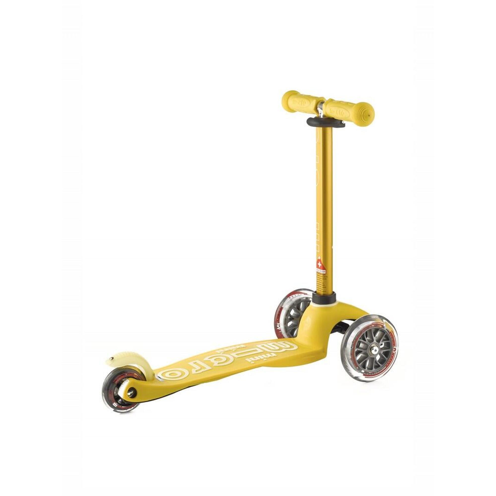 Trottinette 3 roues enfant – Mini Micro Deluxe Jaune