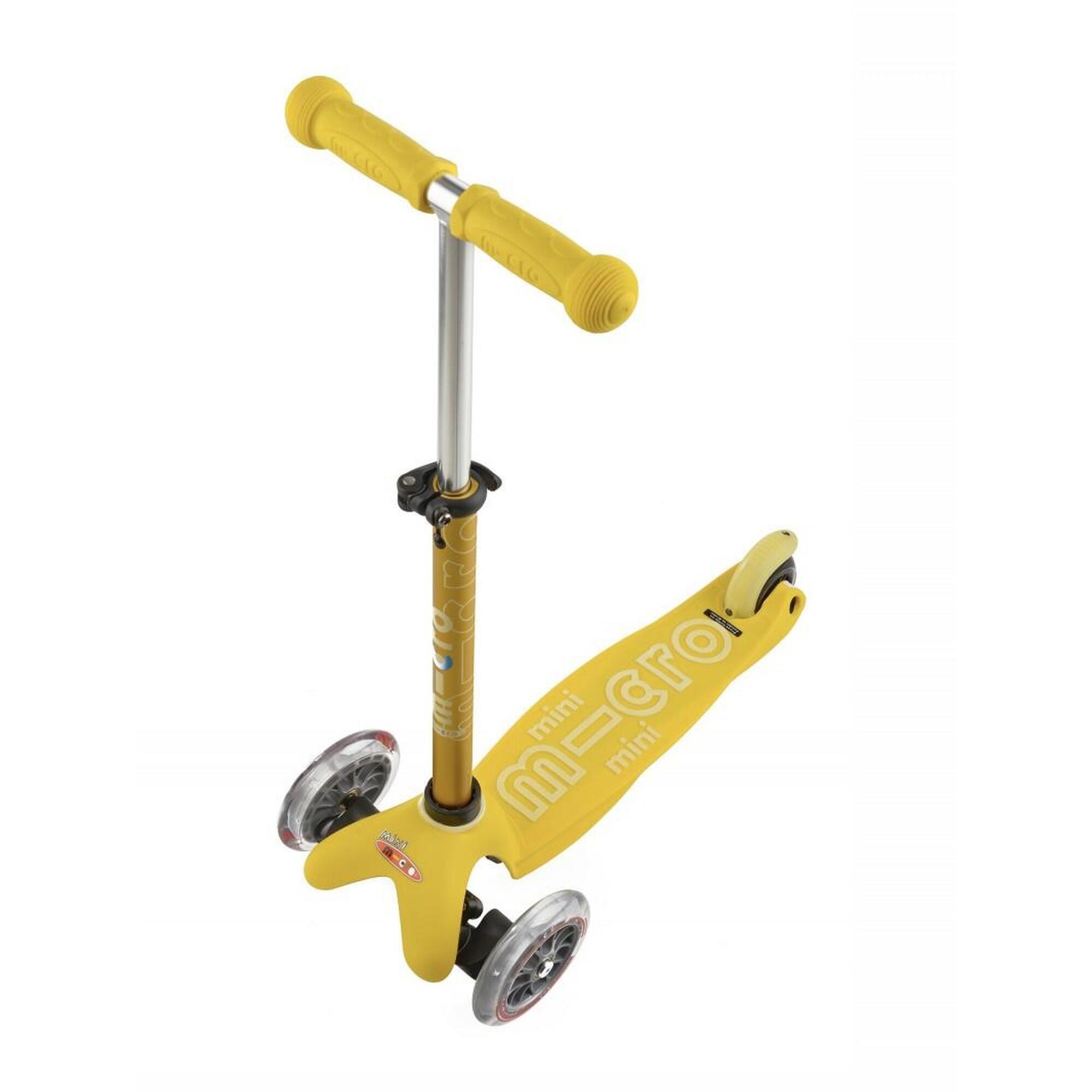 Trottinette 3 roues enfant – Mini Micro Deluxe Jaune