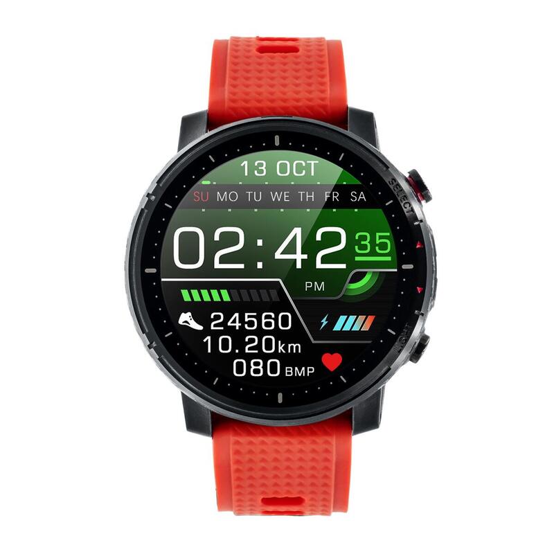 Ceas Smartwatch sport unisex Watchmark WL15 roșu