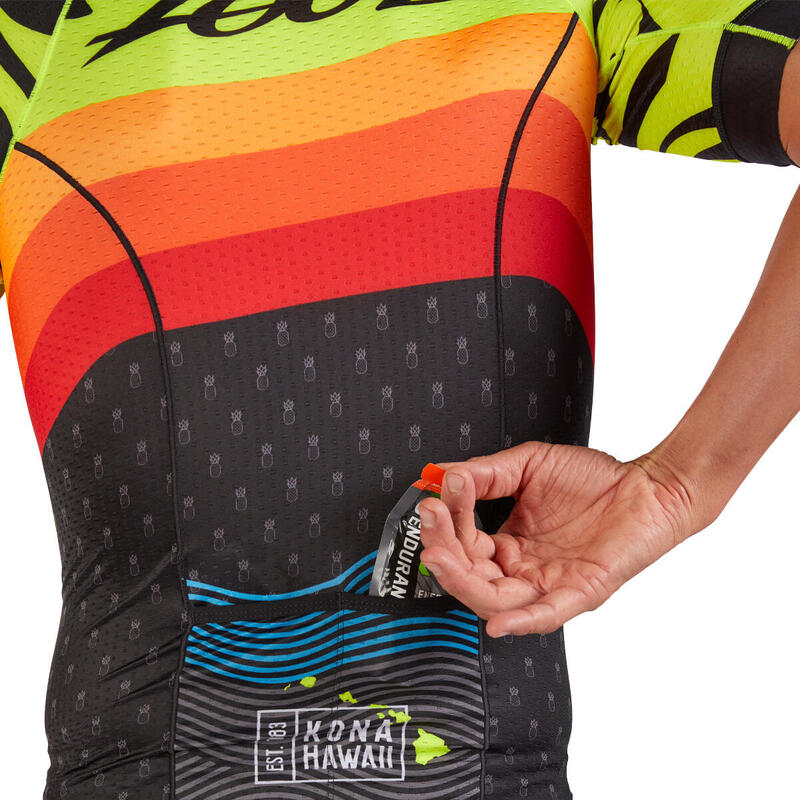 Kurzarm Trikot Herren Triathlon Aero Trikot Design Ali'i ZOOT