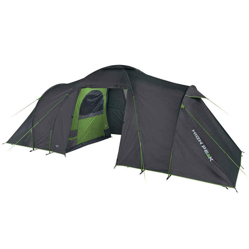 HIGH PEAK Kuppelzelt Como 6 Personen Zelt Familienzelt Campingzelt Groß Vorraum