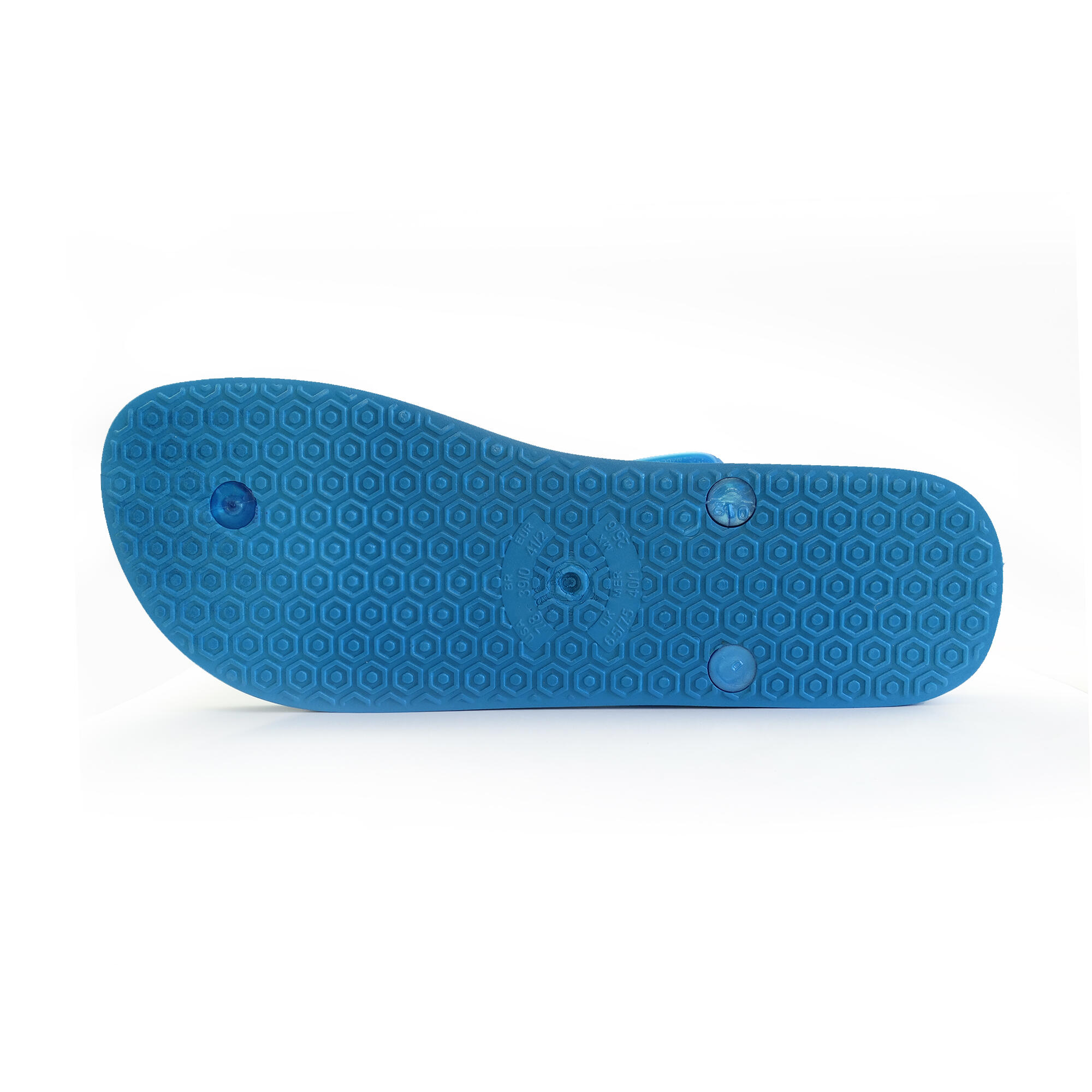 Tongs pour femme Brasileras bleu ciel avec semelle en gomme 5/5