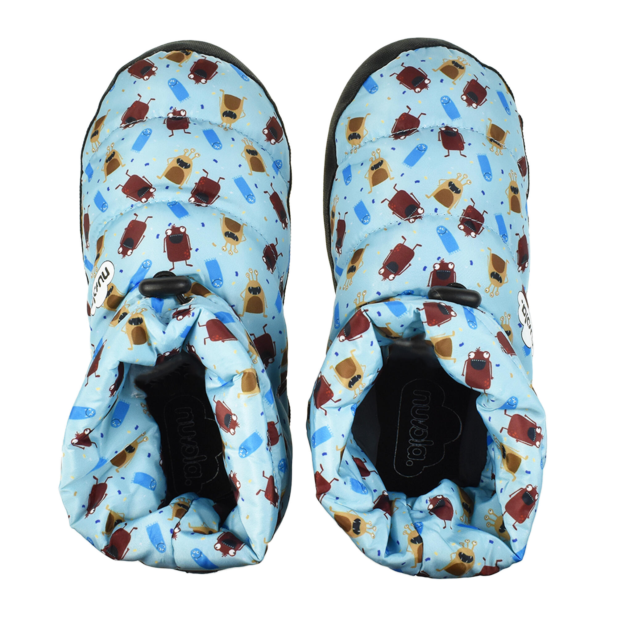 Pantuflas Nuvola Celeste Acolchadas suela goma 4/6