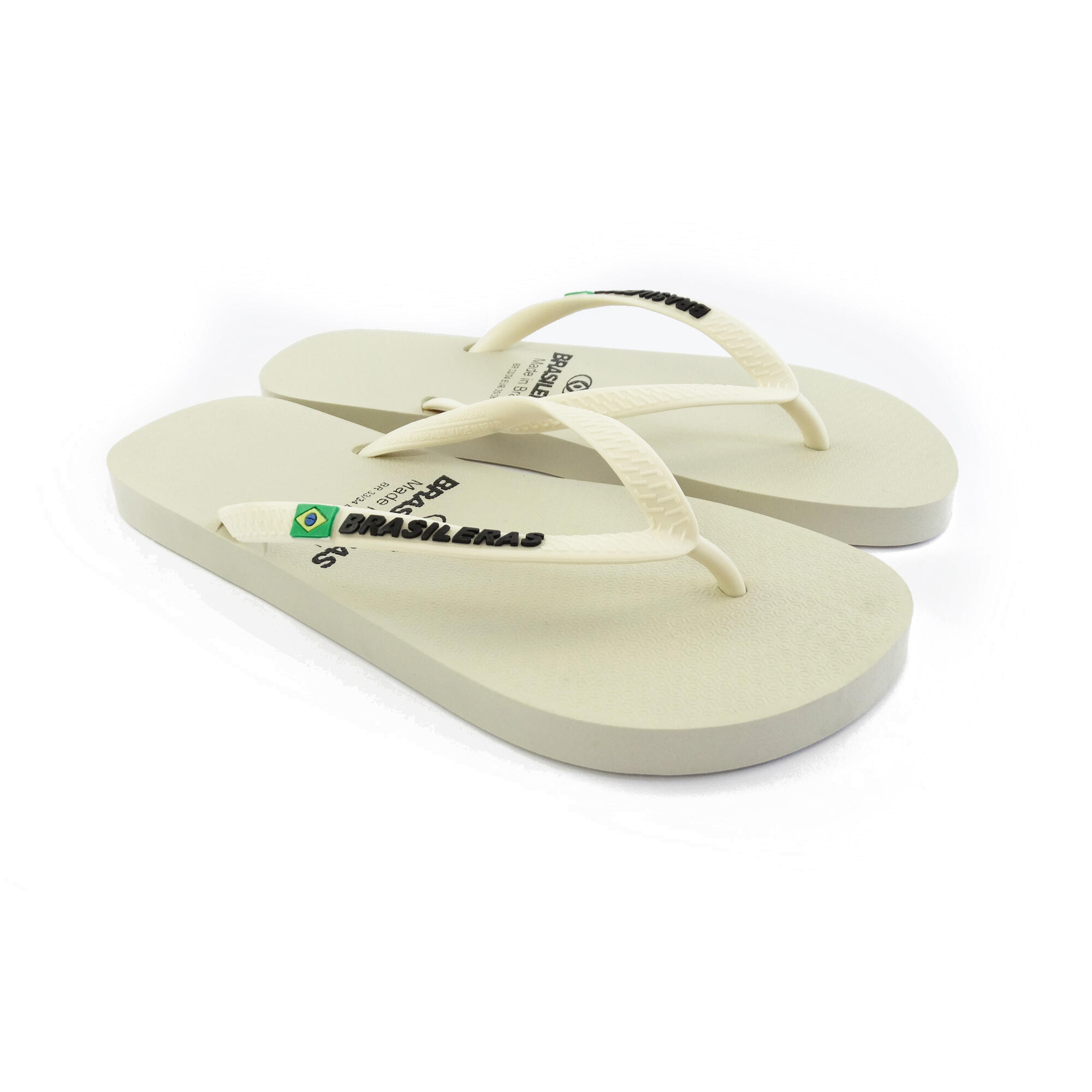 Infradito da spiaggia da donna in bianco con suola in gomma 5/5