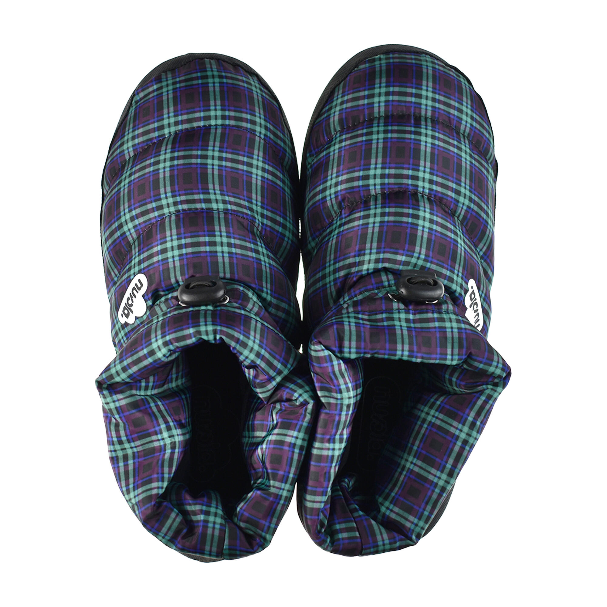 Chaussons unisex Nuvola multicouleurs vert avec semelle en gomme 4/6