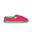 Nuvola unisex slippers in fuchsia kleur met rubberen zool