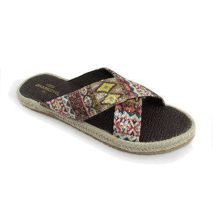 Sandały Kobieta Brasileras Palec Beżowy antypoślizgowymi gumowymi podeszwami