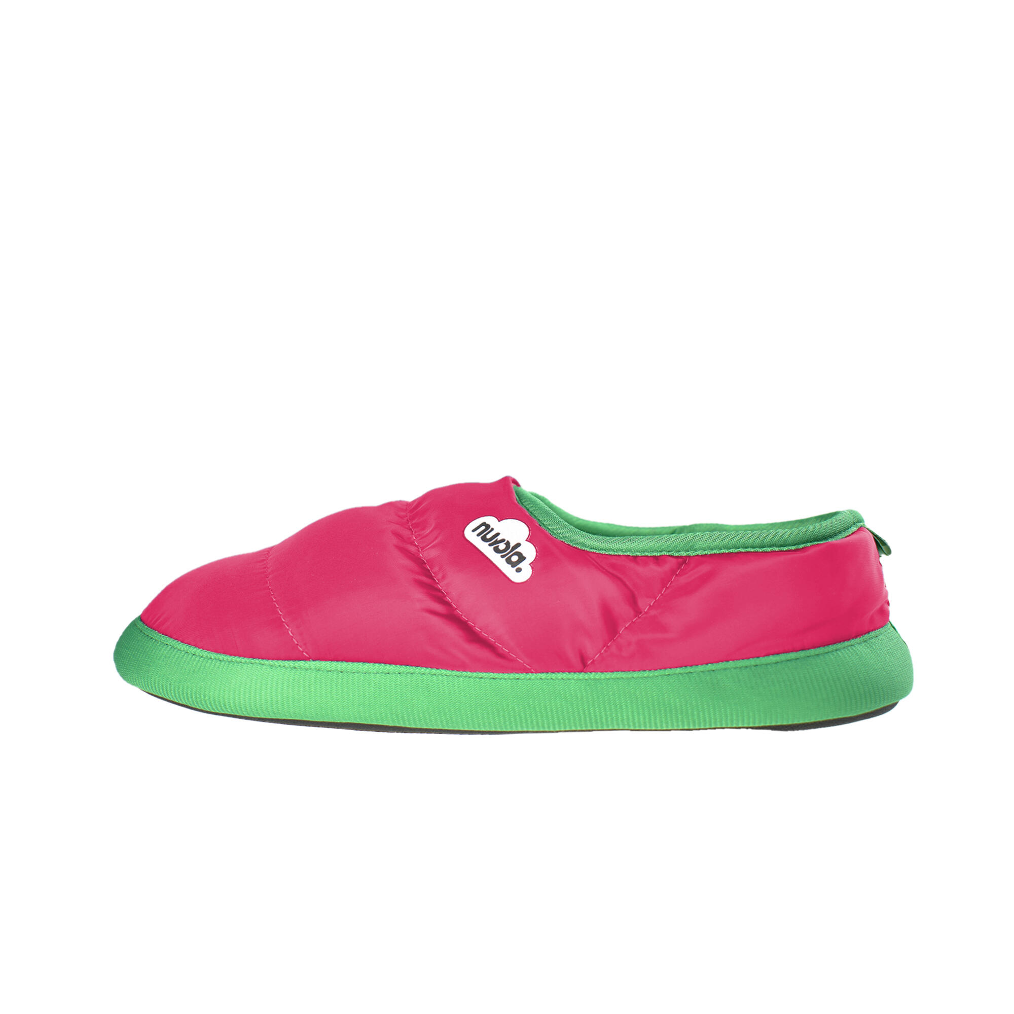 Chaussons unisex Nuvola de couleur fushia avec semelle en gomme 3/6