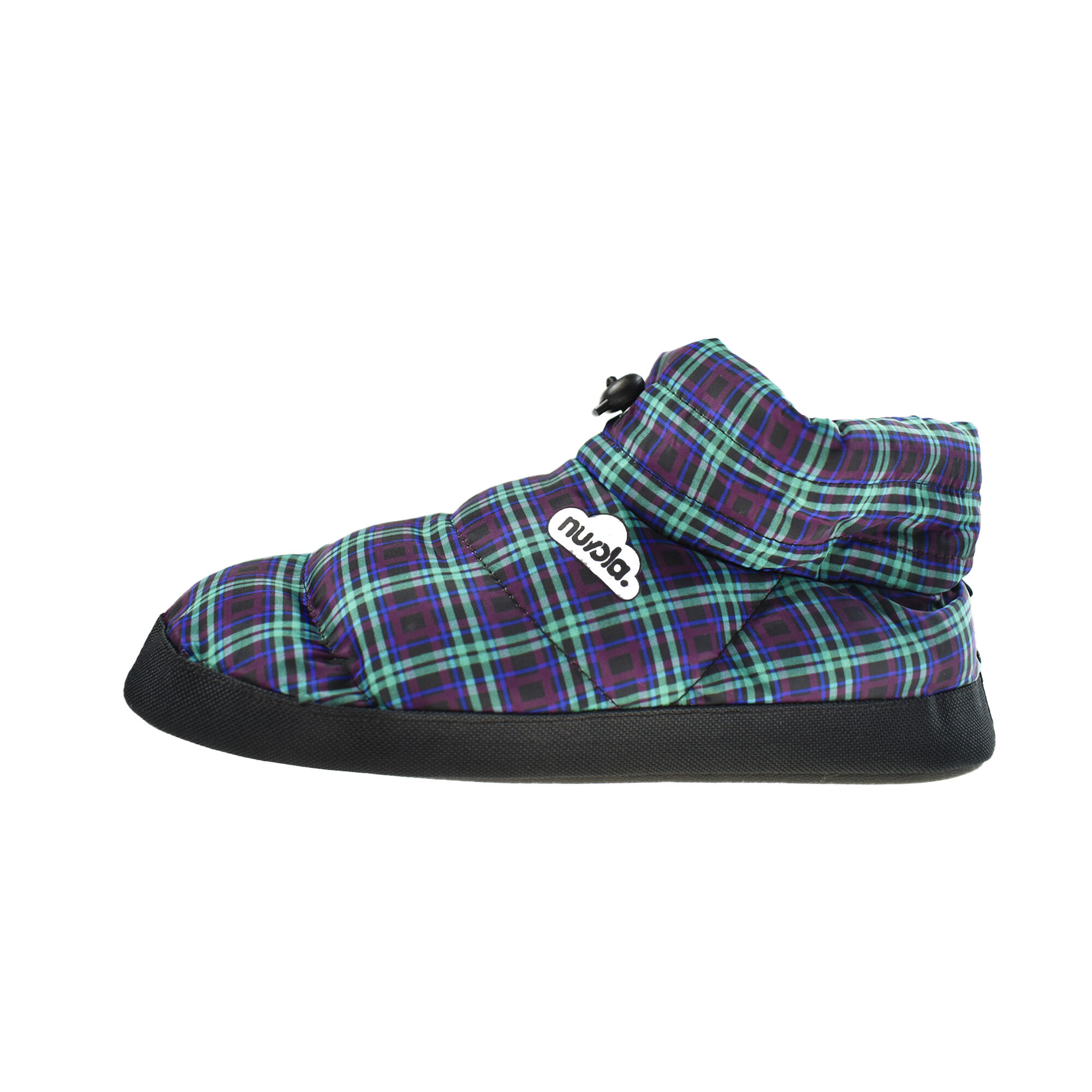 Chaussons unisex Nuvola multicouleurs vert avec semelle en gomme 3/6