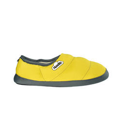 Chaussons unisex Nuvola de couleur violet avec semelle en gomme