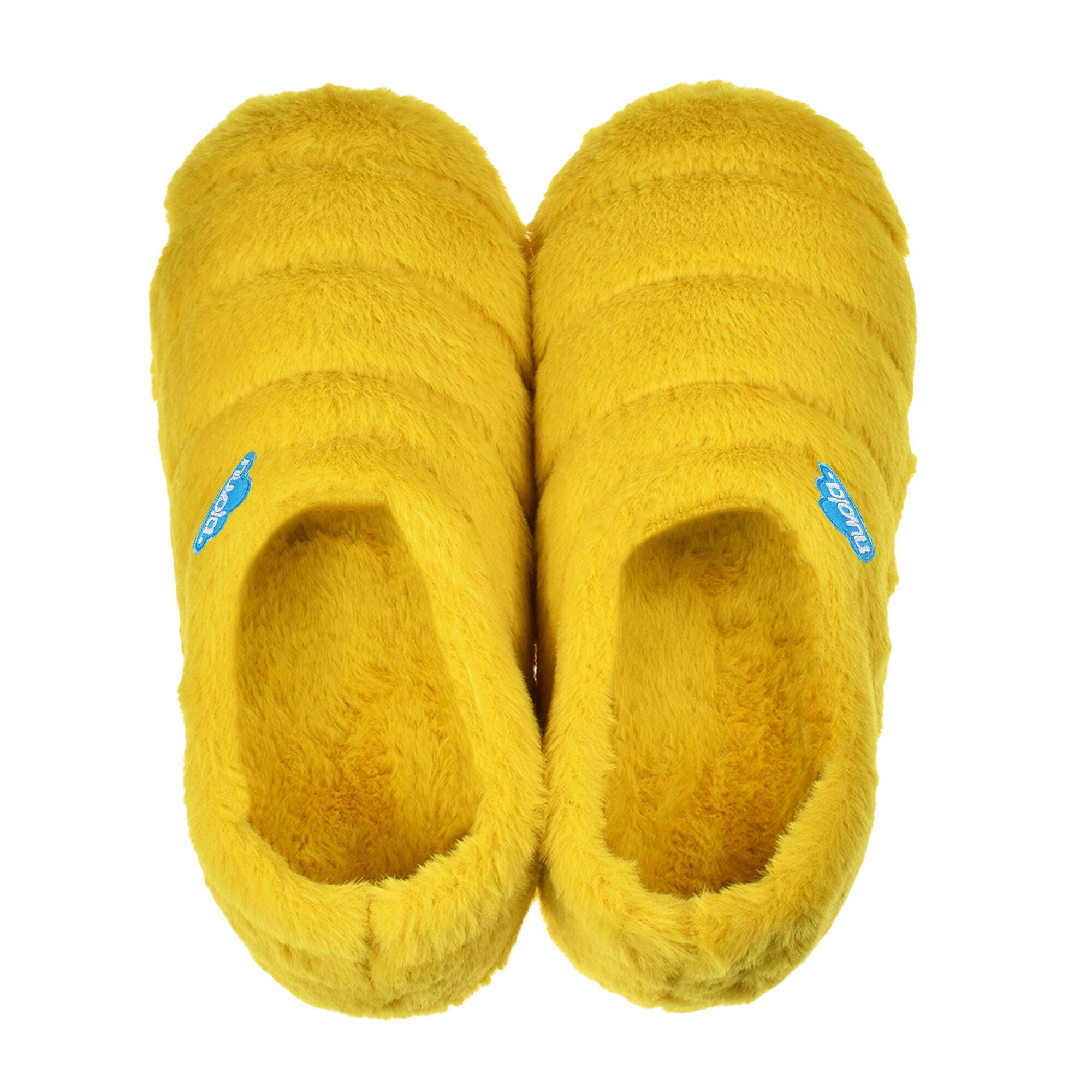 Nuvola Unisex-Lounge-Pantoffeln in Senffarbe mit Gummisohle 4/6