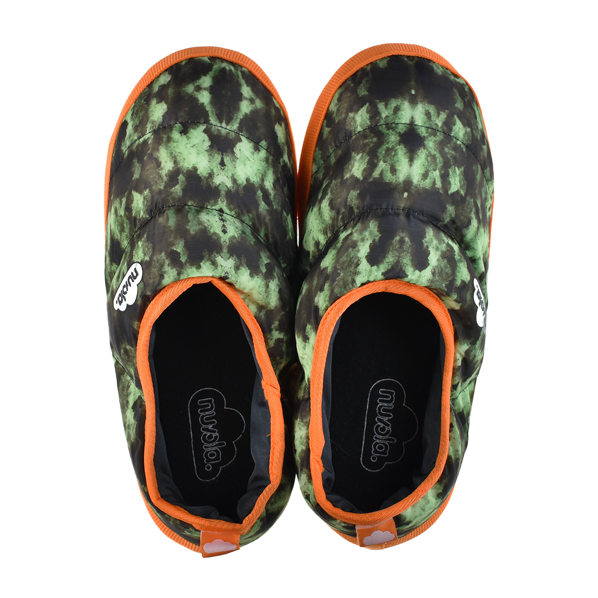 Pantufas Unissex Nuvola de Cor Verde Com Solo de Bleermer 4/6