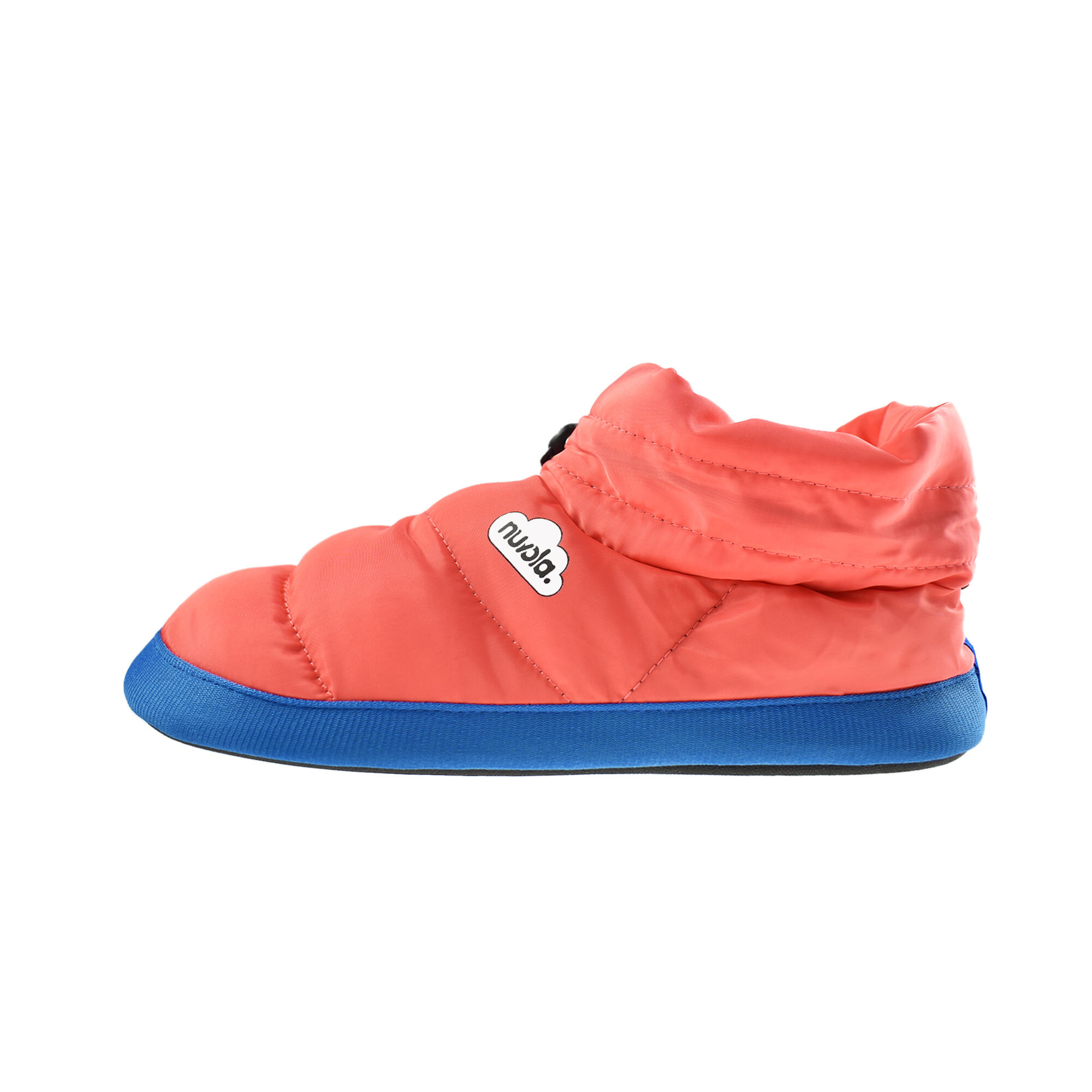 Chaussons unisex Nuvola de couleur corail avec semelle en gomme 3/6