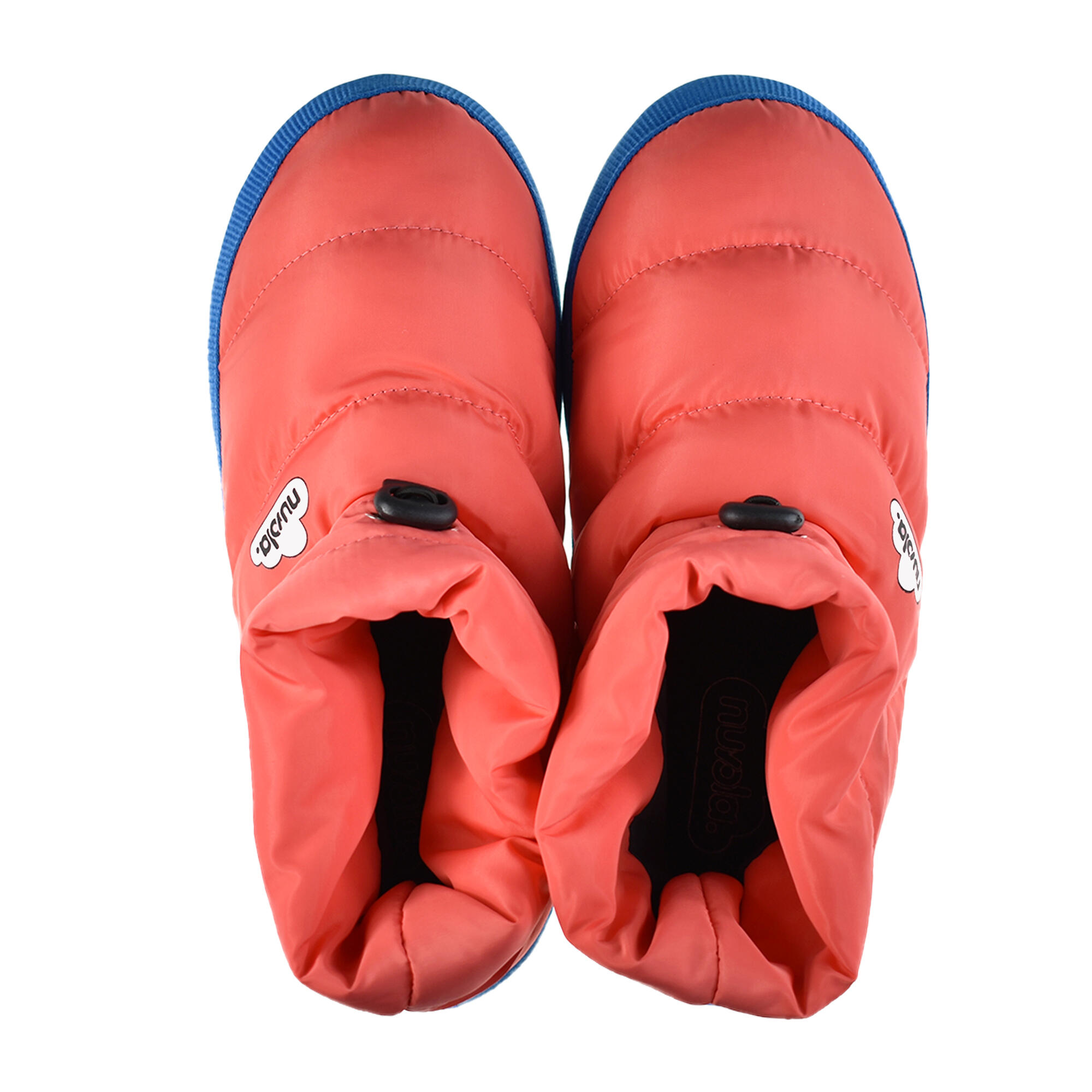 Chaussons unisex Nuvola de couleur corail avec semelle en gomme 4/6