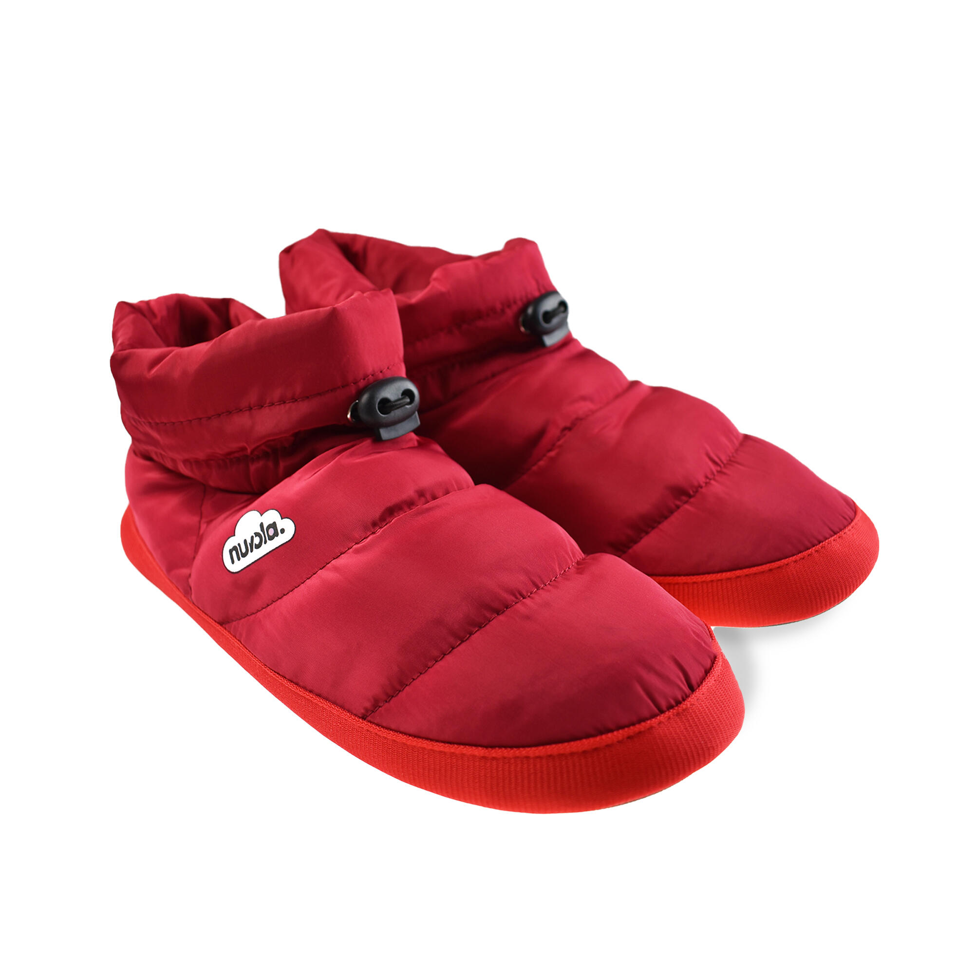 Pantuflas Nuvola Rojo Acolchadas suela goma Antideslizante 2/6