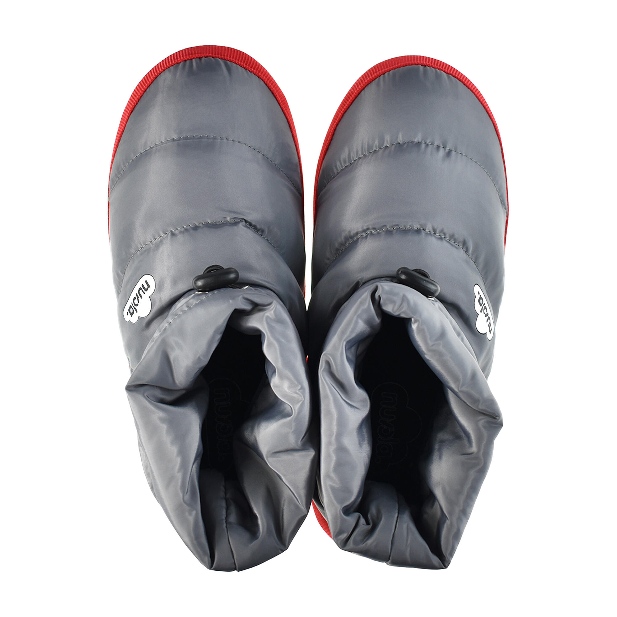 Pantuflas Nuvola Gris Oscuro Acolchadas suela goma 4/6