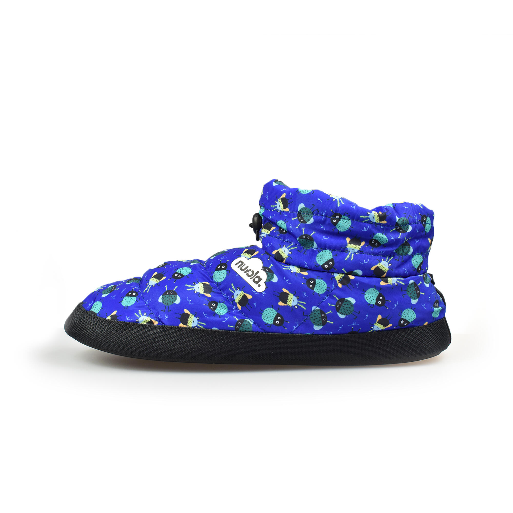 Nuvola unisex slippers in blauw met rubberen zool 3/6