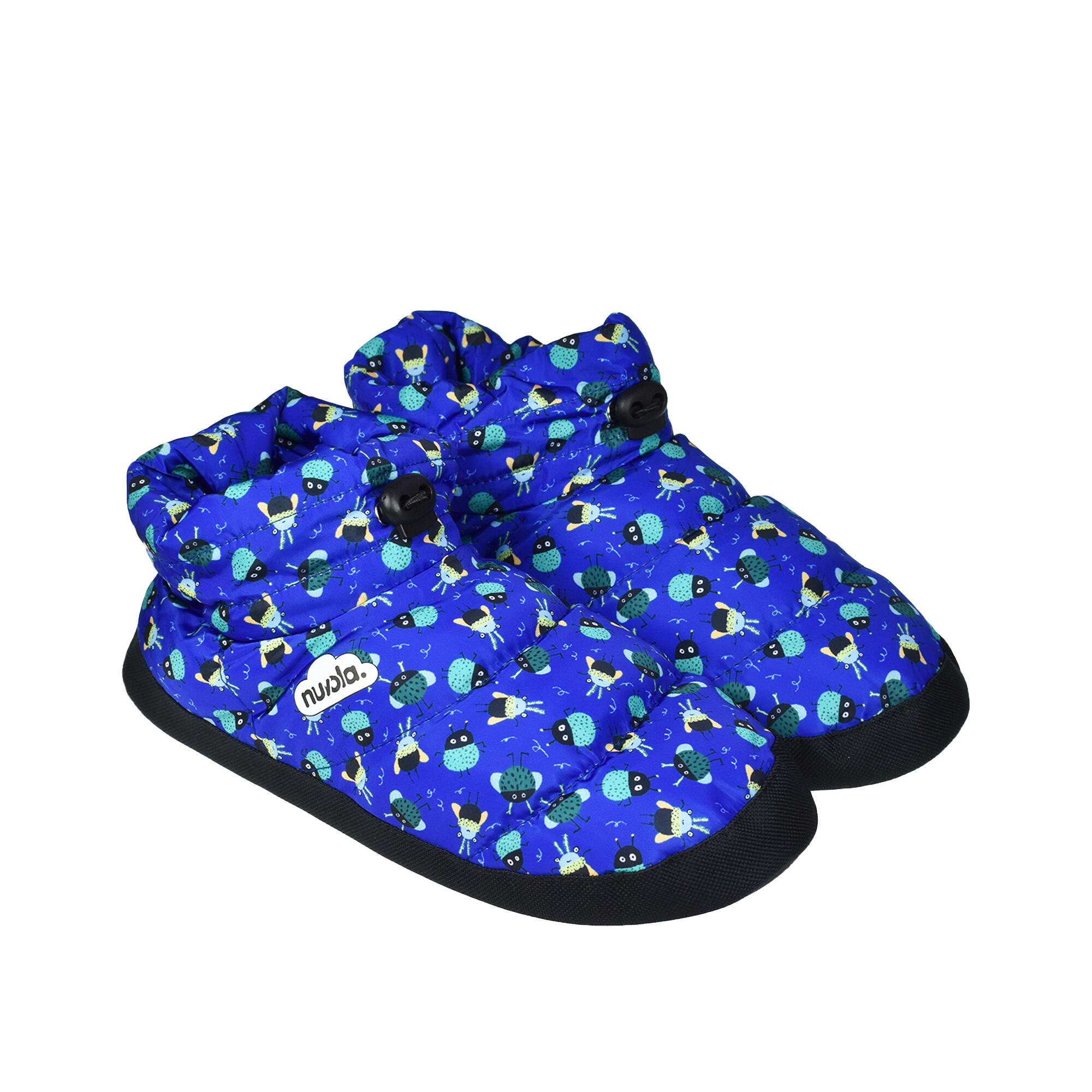 Nuvola unisex slippers in blauw met rubberen zool 2/6