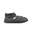 Chaussons unisex Nuvola de couleur noir avec semelle en caoutchouc