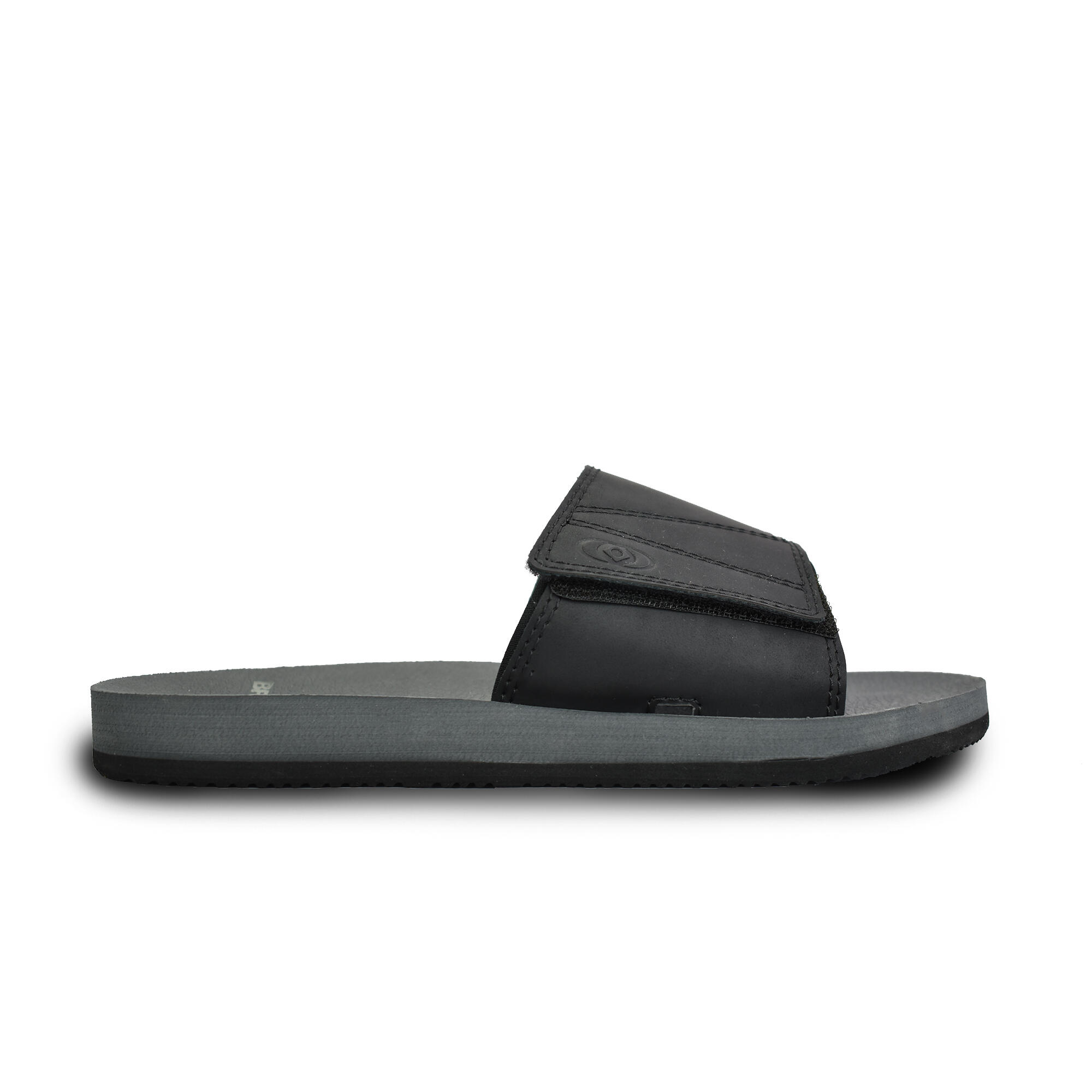 Tongs pour homme Brasileras de couleur noir avec semelle en gomme 5/5