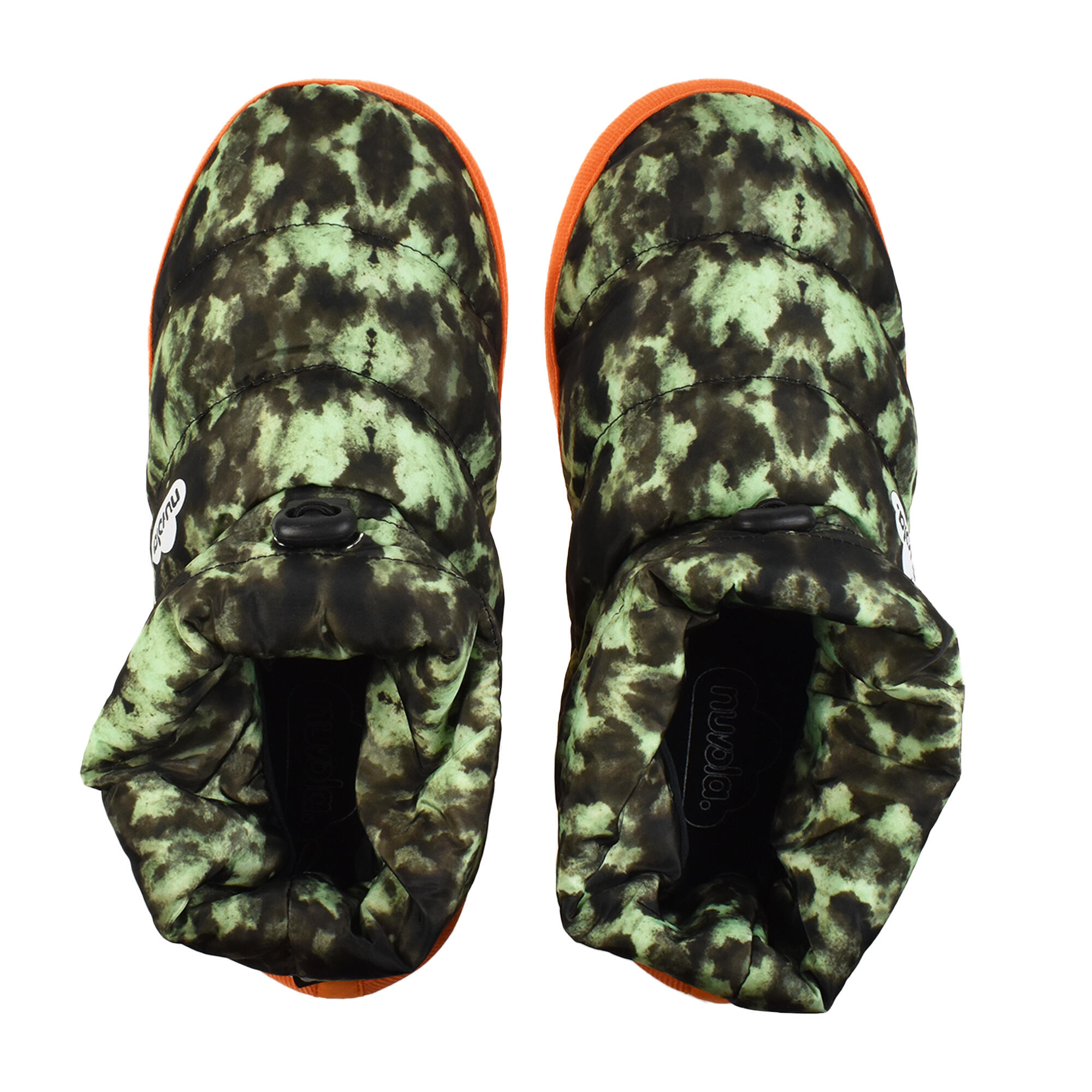 Pantuflas Nuvola Verde Acolchadas suela goma Antideslizante 4/6