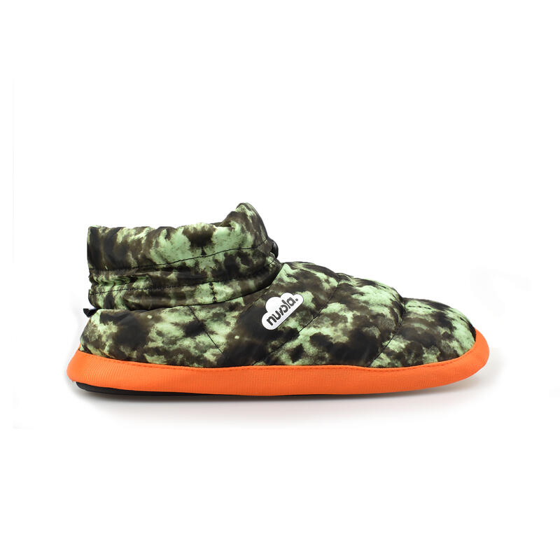 Nuvola unisex slippers in groen met rubberen zool