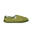 Chaussons unisex Nuvola de couleur vert militaire avec semelle en caoutchouc