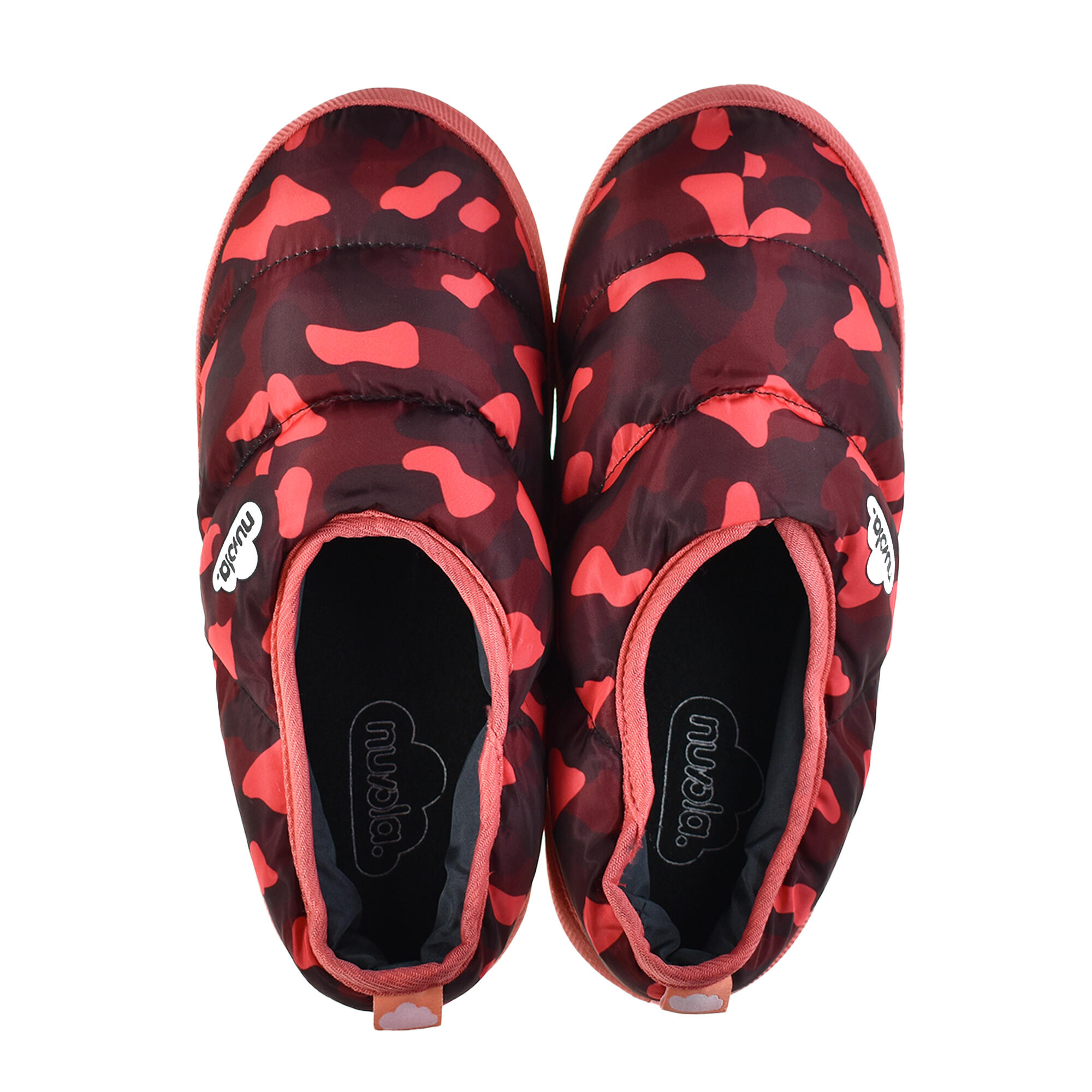 Pantuflas Nuvola Rojo Acolchadas suela goma Antideslizante 4/6
