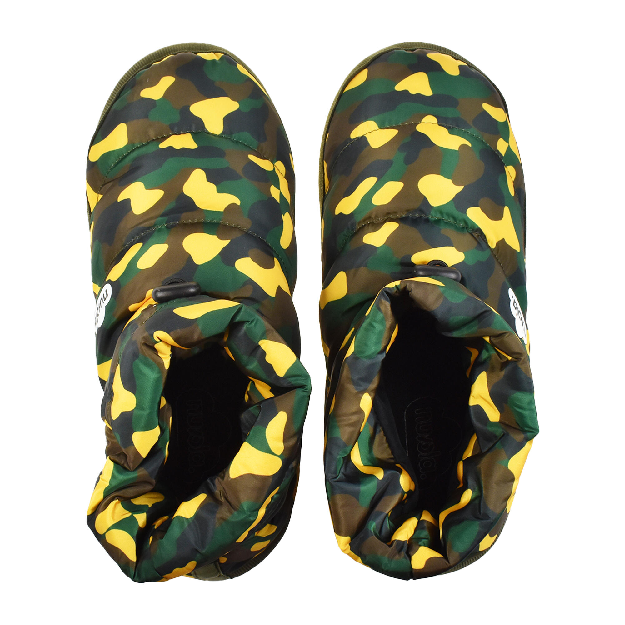 Chaussons unisex Nuvola de couleur vert avec semelle en gomme 4/6