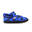 Chaussons unisex Nuvola de couleur bleu avec semelle en caoutchouc