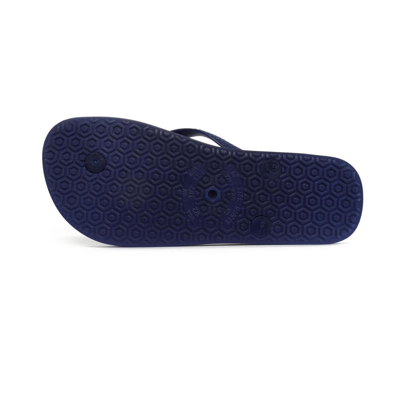 Tongs unisex Brasileras de couleur bleu avec semelle en gomme antidérapant