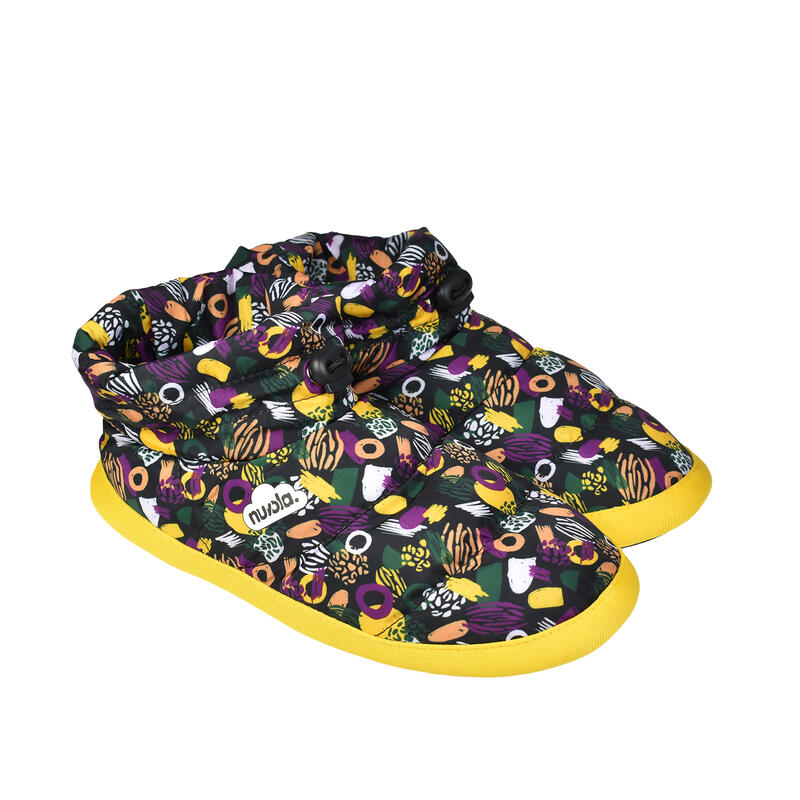 Nuvola unisex slippers in geel met rubberen zool