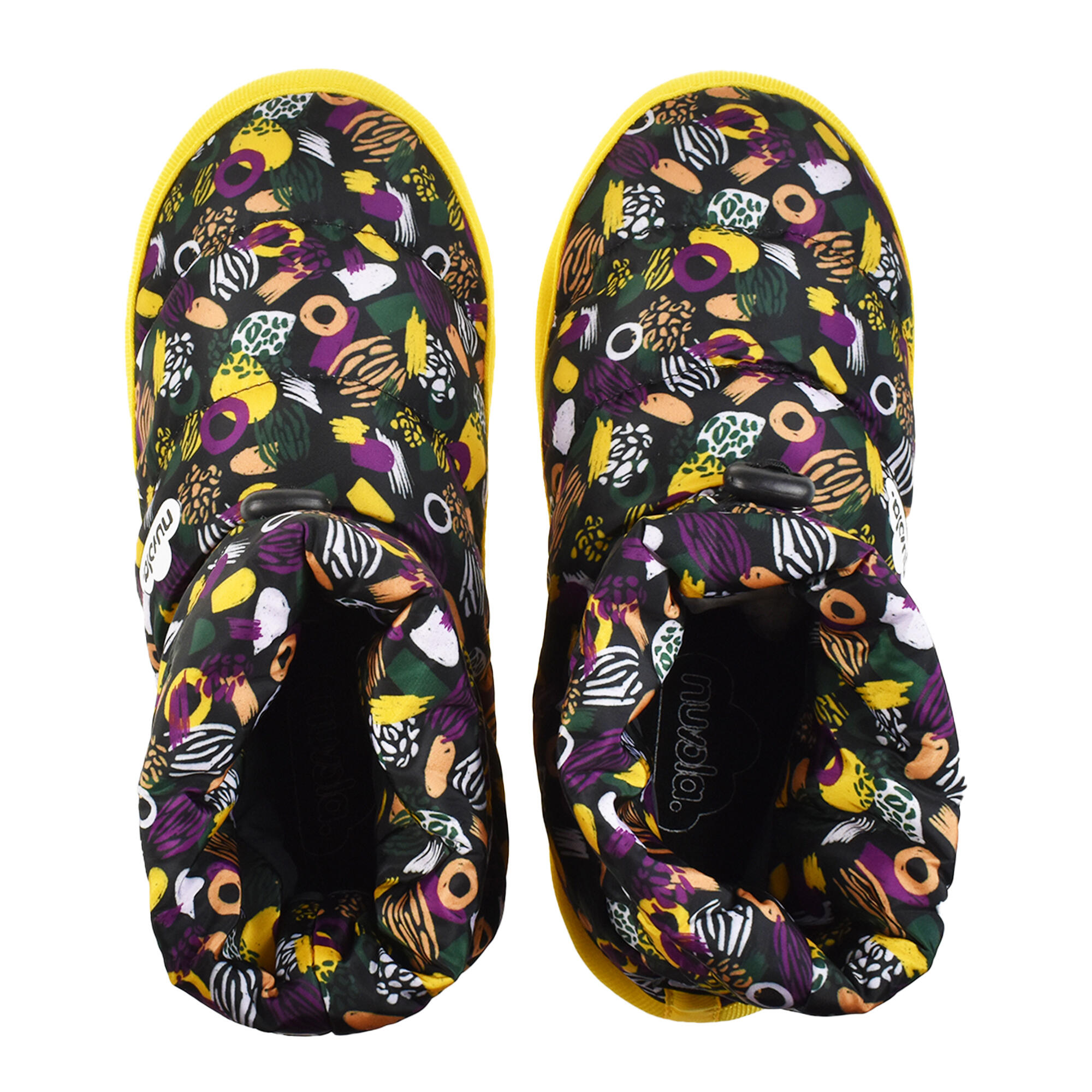 Pantuflas Nuvola Amarillo Acolchadas suela goma 4/6