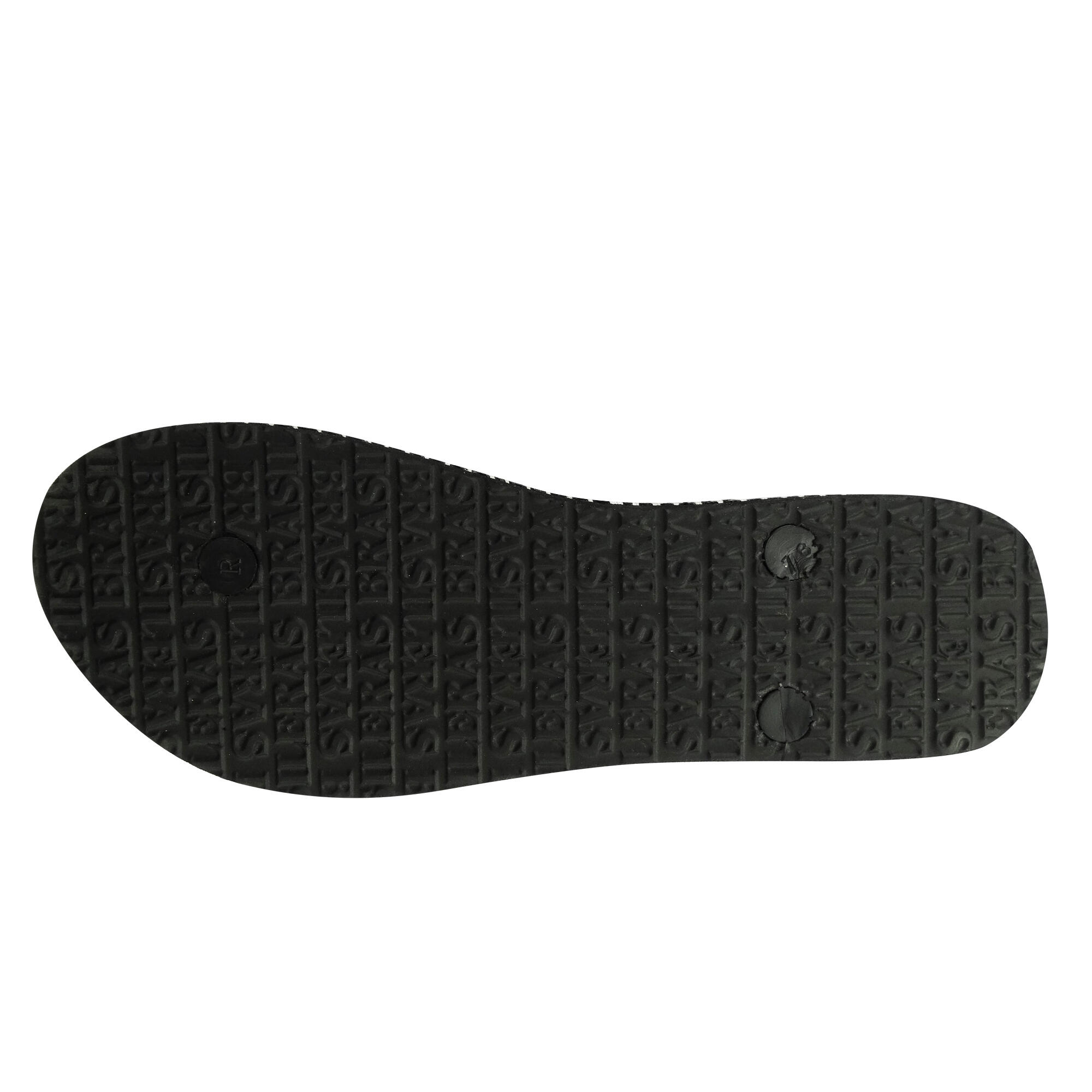 Tongs pour femme Brasileras de couleur bleu avec semelle en gomme 4/4