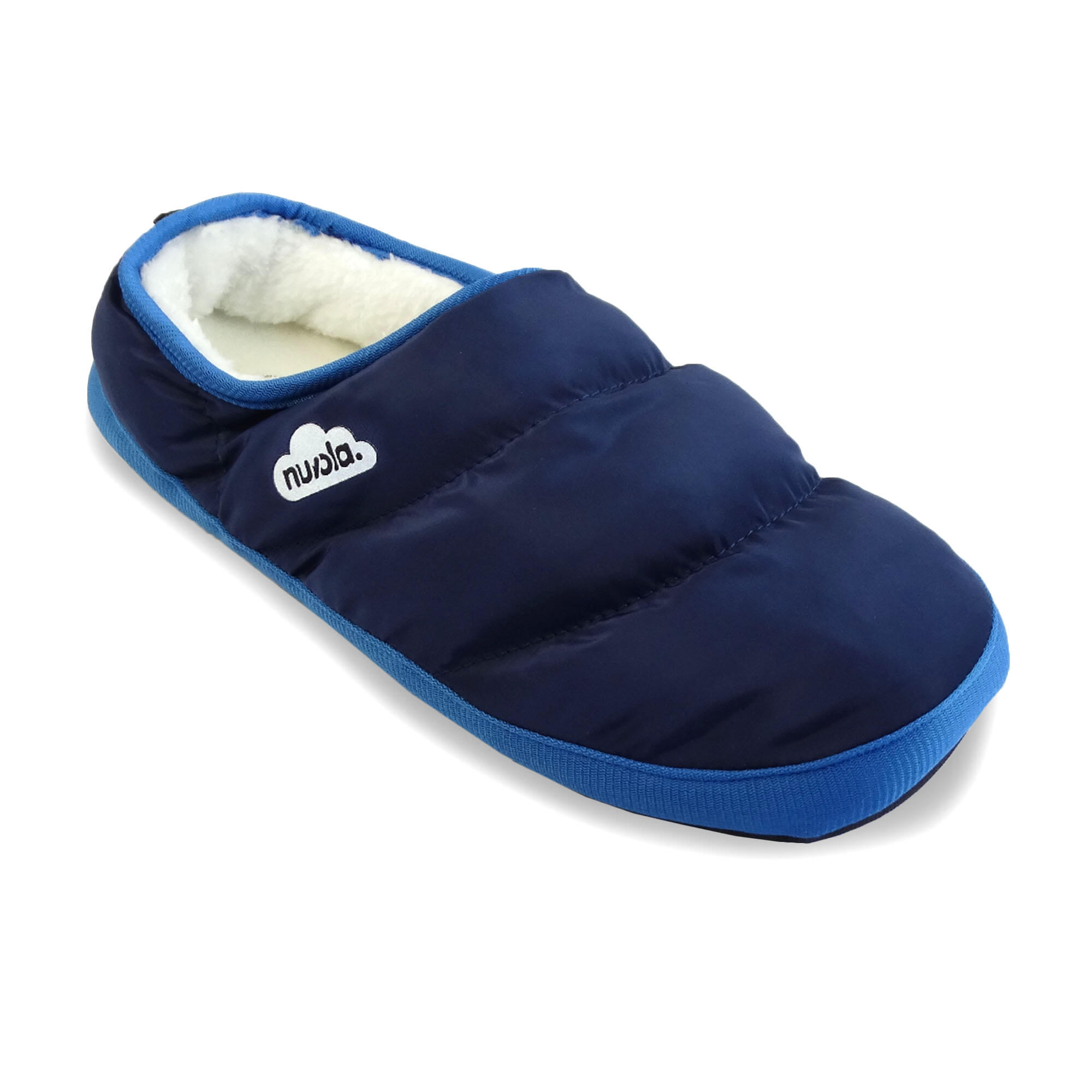 Pantuflas Nuvola Azul Oscuro Acolchadas suela goma 3/6