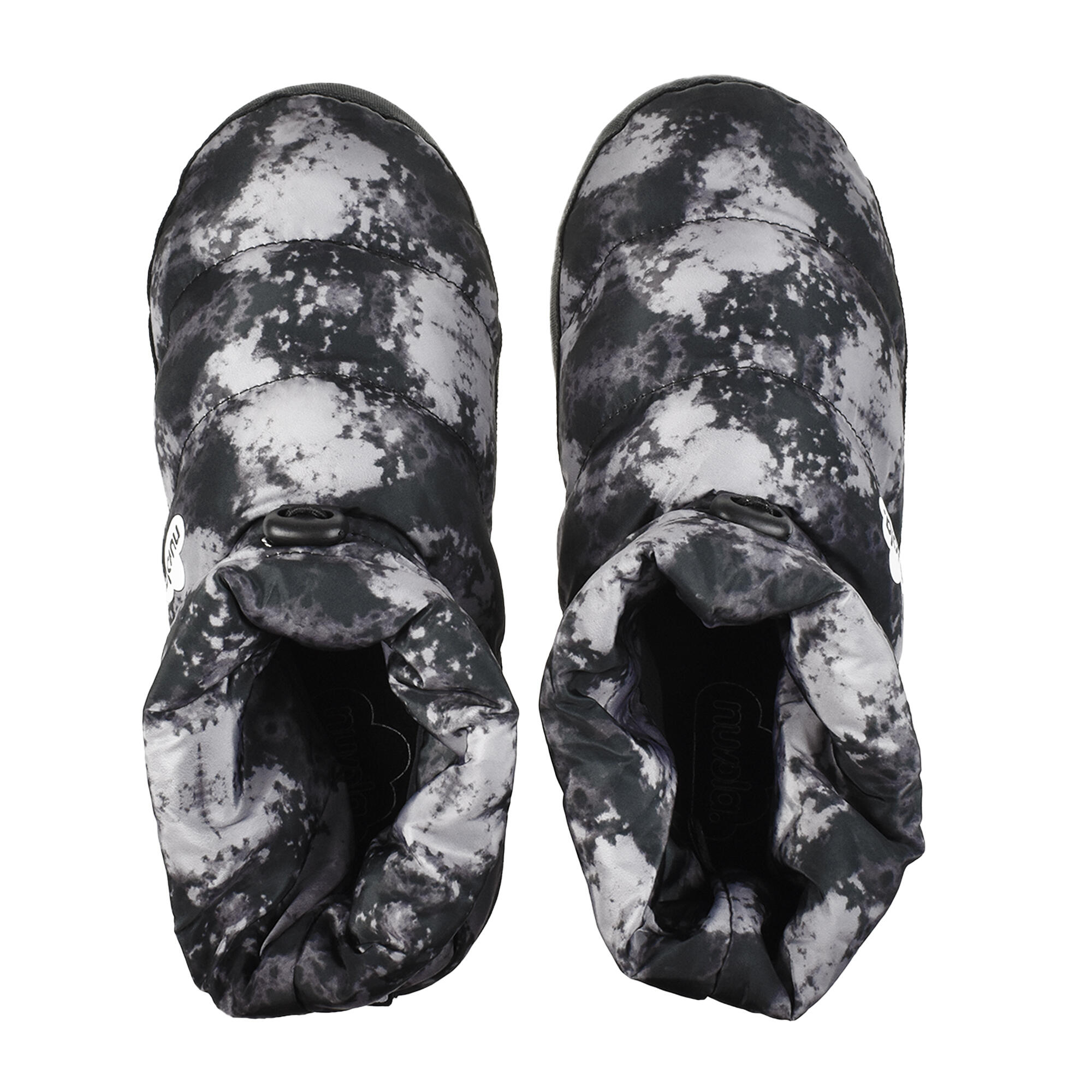 Chaussons unisex Nuvola de couleur noir avec semelle en gomme 4/6