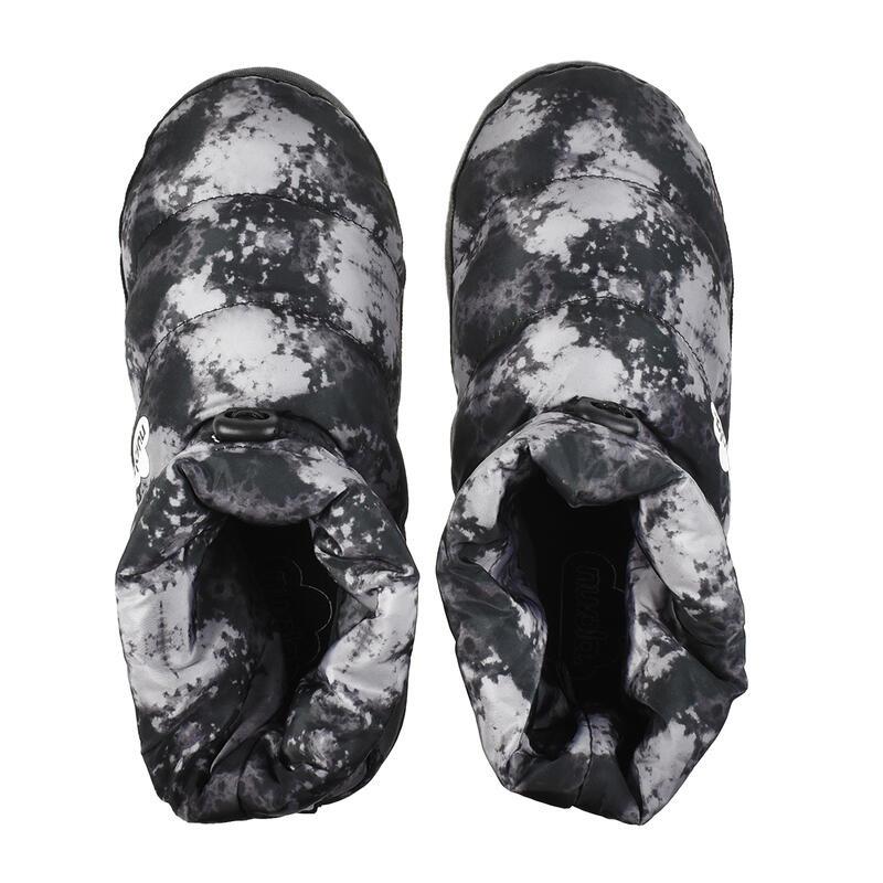 Nuvola unisex slippers in zwart met rubberen zool