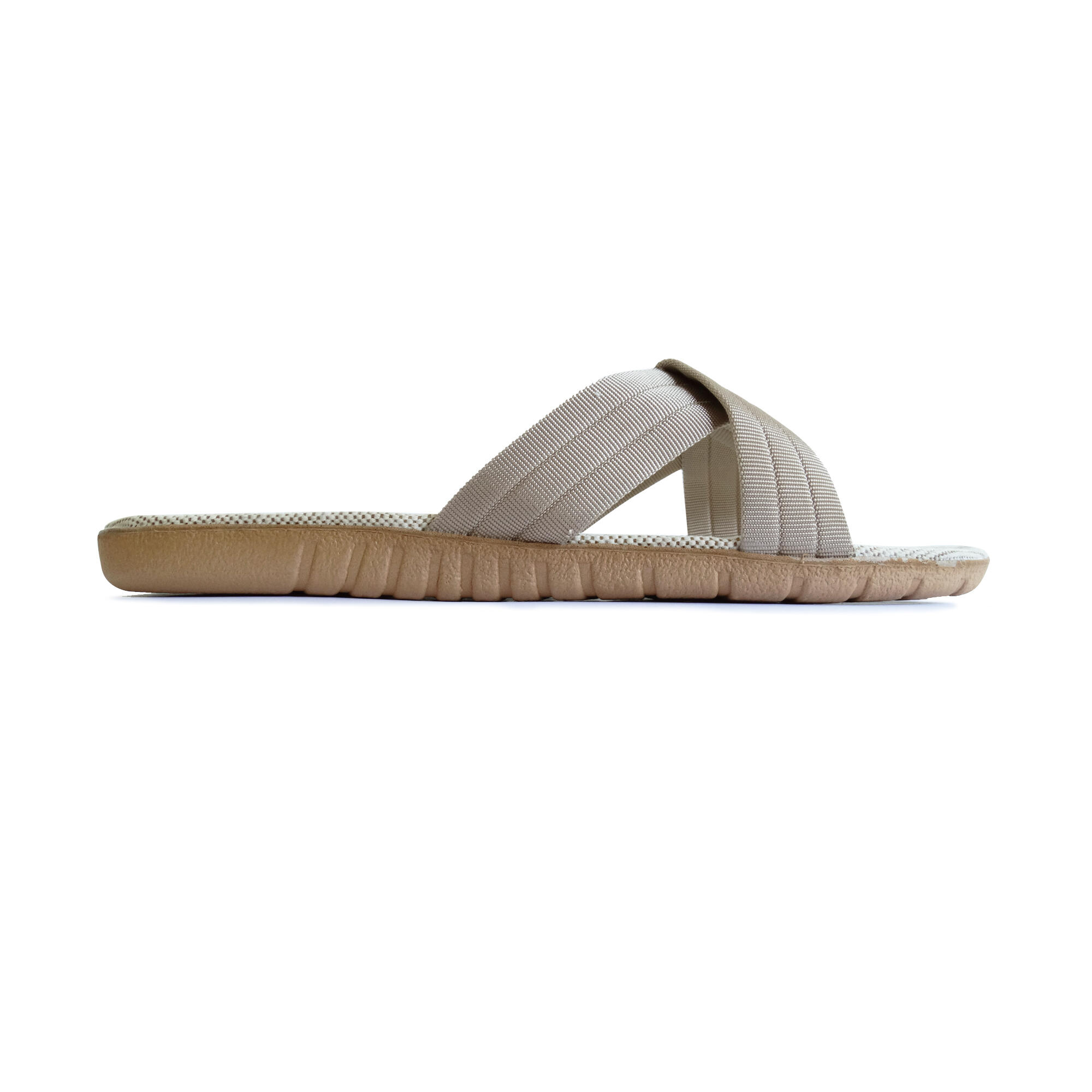 Sandales pour femme Brasileras de couleur marron avec semelle en gomme 2/5