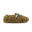 Chaussons unisex Nuvola de couleur marron avec semelle en caoutchouc