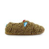 Nuvola unisex slippers in bruine kleur met rubberen zool