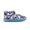 Chaussons unisex Nuvola de couleur bleu avec semelle en caoutchouc